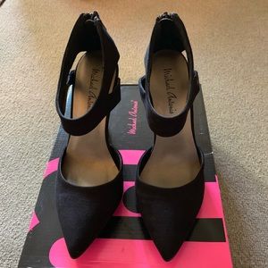 Michael Antonio Black Suede Heels